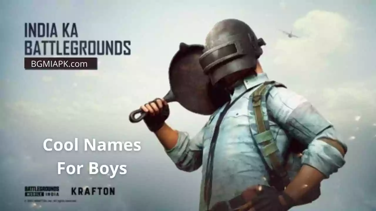 Cool BGMI Names For Boys