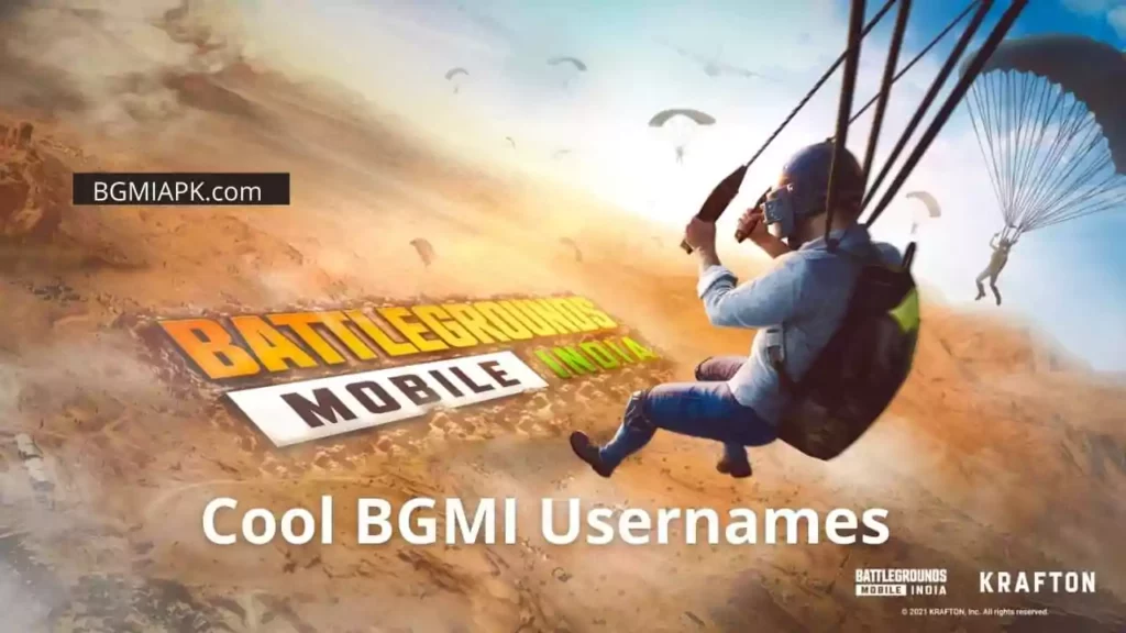 Cool BGMI Usernames