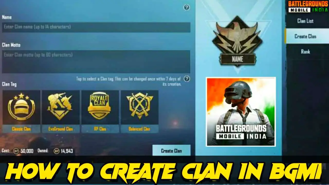 how to create clan