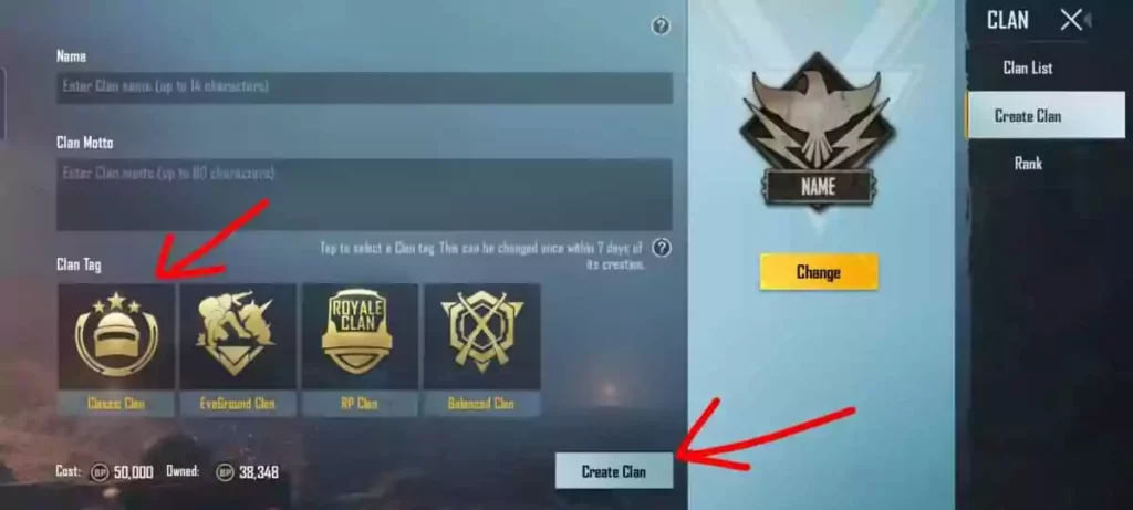 How To Create Clan In BGMI (Battlegrounds Mobile India)?