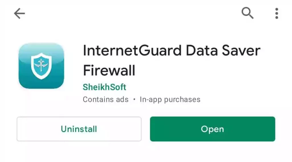 Step 1 Download InternetGuard Data Saver Firewall 