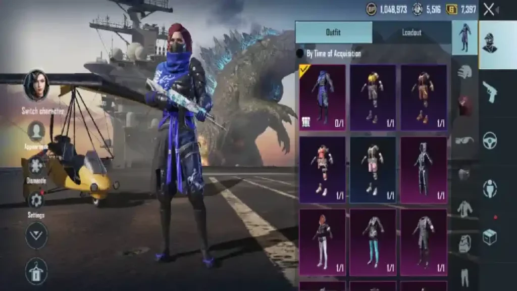How to Change the Weapon Displayed in Lobby of Battlegrounds Mobile India (BGMI)