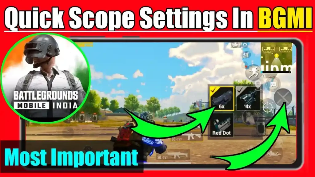 How to Enable Quick Scope Switch in Battlegrounds Mobile India (BGMI)
