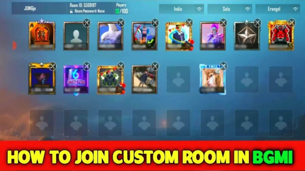 How to Join Custom Room in  Battlegrounds Mobile India (BGMI)