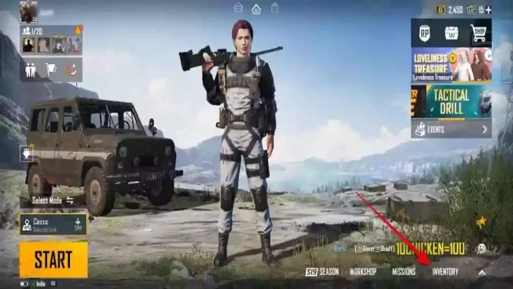 How to Change Gender or Character in Battlegrounds Mobile India (BGMI)