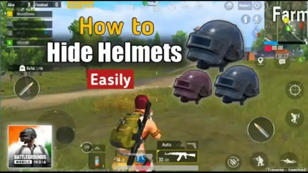 How to Hide & Unhide Helmet in Battlegrounds Mobile India (BGMI)